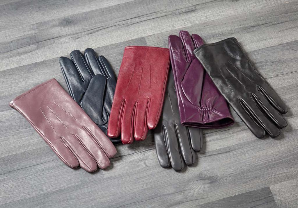 Invisible SmarTouch Tip LADIES GLOVES 69164 3 POINT LEATHER GLOVE Genuine