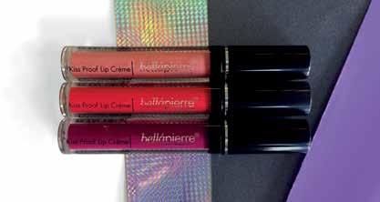 BELLAPIERRE COSMETICS www.bellapierre.com Kiss Proof Lip Crèmes - Nude / Orchid / Hothead 20,- 1 Toss the gloss and give matte lipsticks a try.