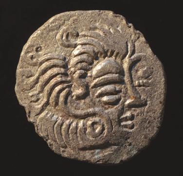 Most of them were made by the Coriosolitae tribe and are the most common coin found in Jersey hoards of