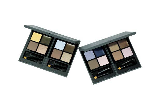 THREE 4D-PLUS EYE PALETTE THREE 4D-Plus Eye Palette 8 types 6,200 yen each (excluding tax) With four colors varying in hue, light, and texture, achieve supple unity and deep nuances.