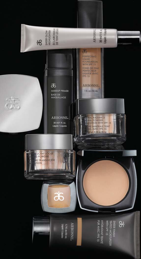 HIGHLIGHT OF THE MONTH FACE Light-diffusing formulas create a soft-focus effect for a flawless complexion.