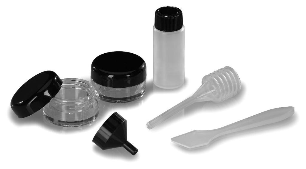 funnel, 18mm #90056 1 kit per bag 1 kit minimum : 55401 KC 6 piece black  gram black