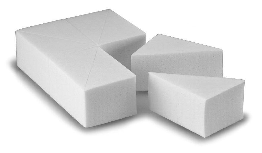 blocks of 10 only Latex Sponges As an alternative to our polyurethane latex free foam sponges, we