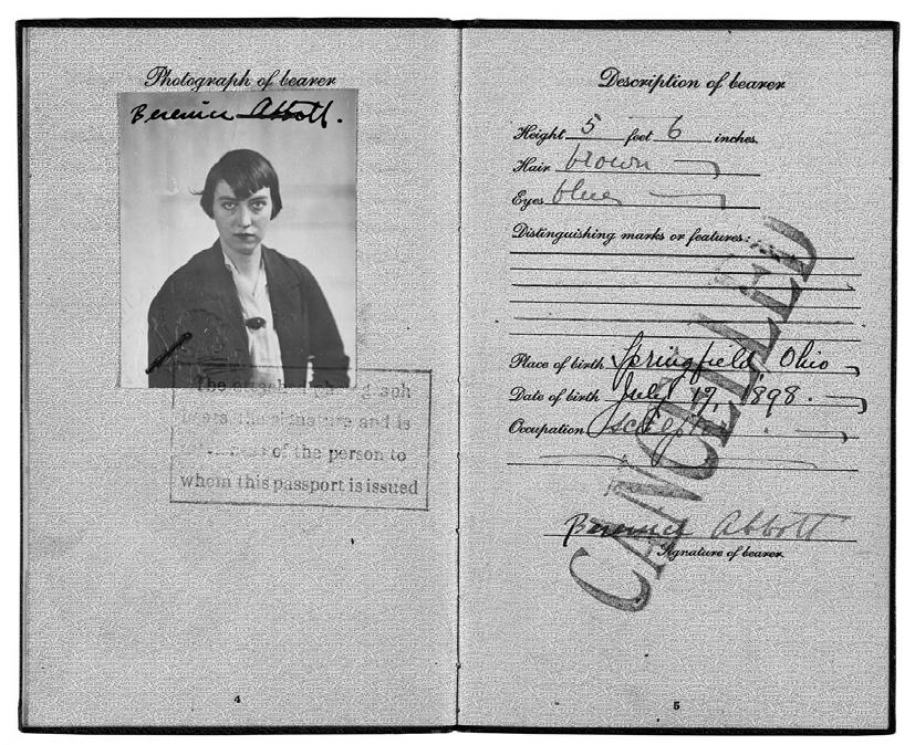 Abbott s passport I had a lot of friends who just took me at face value; a crazy kid, a crazy American kid. I had little money and I didn t care.
