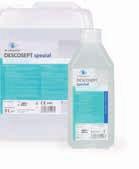 Alcoholic rapid disinfection Alcohol-free rapid disinfection & disinfection wipes DESCOSEPT RF alcoholic rapid disinfection DESCOSEPT spezial alcohol-free rapid disinfectant fast and residue-free