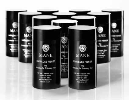 Masking Solutions provide an instant, convenient and effective way to disguise thinning areas BEFORE AFTER MODEL USES MANE HAIR THICKENER SPRAY
