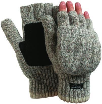 Unisex S, M, L 43350 Aztec jacquard design ragg wool glove