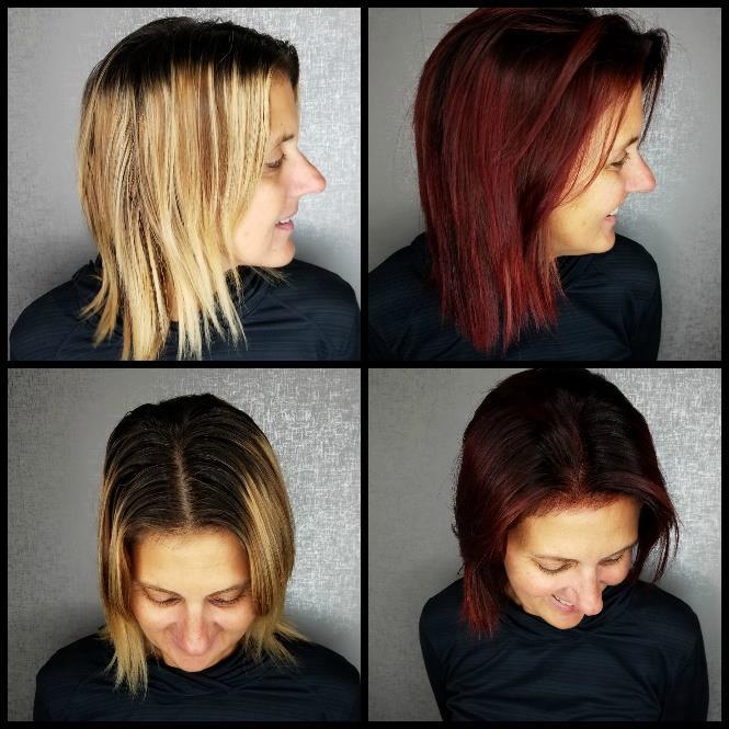 6 When formulating for Client L to the right, just take a minute and brainstorm on how you would execute her color transformation.