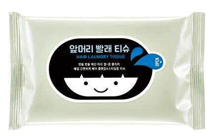 Tissue products 앞머리빨래티슈 (HAIR LAUNDRY TISSUE) With shampoo or cleansing, it helps soft and clean hair