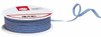 mm, roll 25 m red 51 949 18 (25) Decorative ribbon: Farmer squares 40 mm, roll 25 m