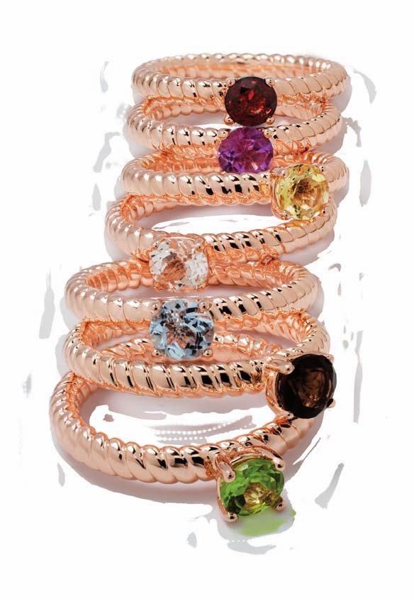 Torchon ring Torchon ring featuring luminous Quartz stones in