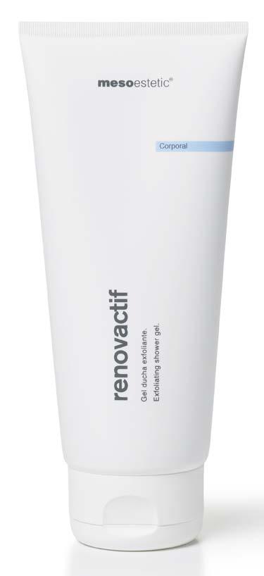 CosMedics body line RENOVACTIF Stimulating shower gel with gentle exfoliating action that cleans and eliminates