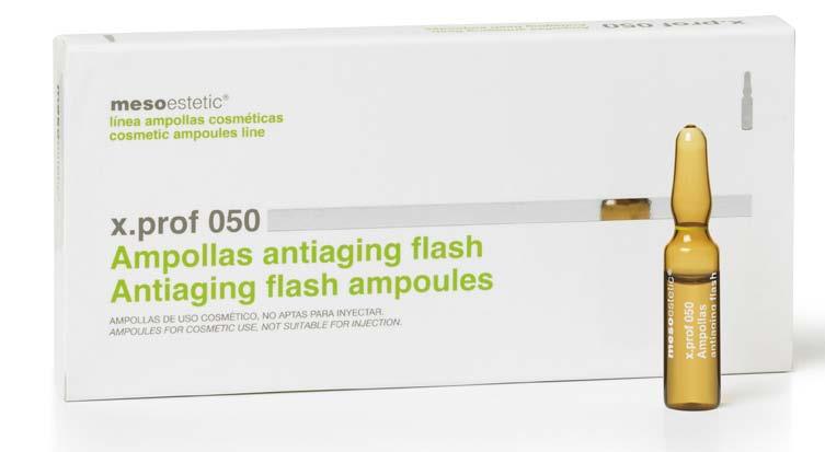 CosMedics ampoules line ANTIAGING FLASH Repairing and firming properties.