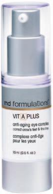 Includes Vit-A-Plus Anti-Aging Eye Complex 15mL + Moisture Defense Antioxidant Eye Creme 15mL Apply