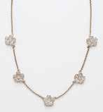 $3,738 1,495 DIAMOND NECKLACE 14K. 16 INCHES.