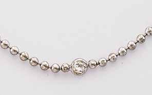 #6347 TIFFANY & COMPANY STERLING SILVER NECKLACE 16 INCHES $820 328 DIAMOND EAR STUDS