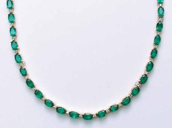 CELTIC PRIDE EMERALD/DIAMOND ENSEMBLE - Get the set or buy the piece Estate Jewelry - one of a kind pieces CELTIC PRIDE EMERALD/DIAMOND NECKLACE 27 carats of diamonds and emeralds, sapphires or