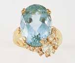 Estate Jewelry - one of a kind pieces 6 CT TGW YELLOW SAPPHIRE DIAMOND