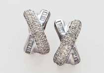 #7818 #7819 2 CT TW DIAMOND EARRINGS WITH OMEGA BACKS 14K WHITE. $3,738 1,495 #7338 #7313 OPAL EARRINGS 18K WITH FRENCH BACKS.