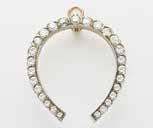 Estate Jewelry - one of a kind pieces 1.25 CT TW DIAMOND HORSESHOE PENDANT 14K 1 INCH WIDE. $3,238 1,295 PEARL & DIAMOND PENDANT 14K WHITE.