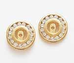 HEAVY 18K & 14K GOLD WITH FRENCH BACKS FOR NON-PIERCED EARS (CAN