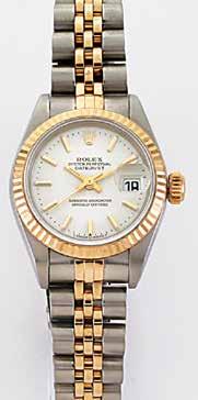 ROLEX - GOLD / STEEL - MENS Estate Jewelry - one of a kind pieces #6560 #6370 #6588 STAINLESS STEEL & GOLD ROLEX DATEJUST MODEL 1601 7 1/2" WRIST SIZE.