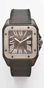 CARTIER GOLD / STEEL - MENS Estate Jewelry - one of a kind pieces 238 #7841 #6365 #7590 MEN'S CARTIER MOVEMENT 18K GOLD WATCH WITH 2 CT TW OF PAVÉ-SET
