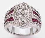 #6236 #6411 #6707 #6655 #1528 #6710 0.25 CT TW Diamond Ring 14K White $1,000 400 0.