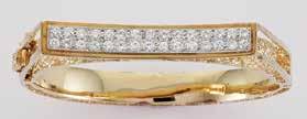 $1,595 795 2 CT DIAMOND BANGLE BRACELET Impeccably