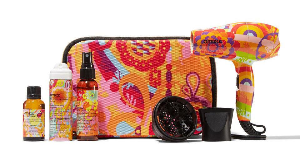 Give your locks some love (Amika) Amika Bombshell Babe: Blowout Travel Kit ($62, birchbox.com) includes a Mighty Mini Ionic Dryer, Un.