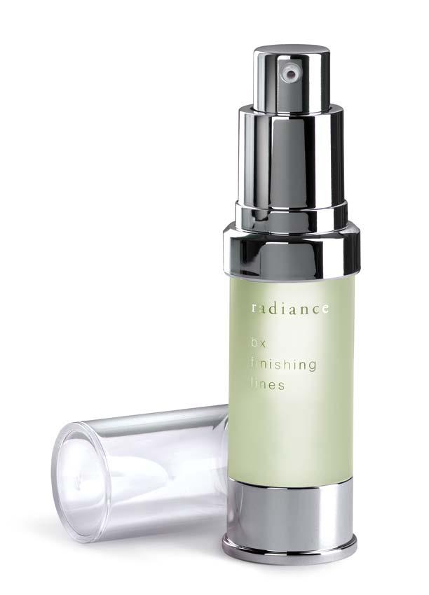 RADIANCE BX FINISHING LINES Radiance Skincare Wrinkles appear as a consequence of biochemical, histological and physiological disorders, boosted by skin exposure to environment and for