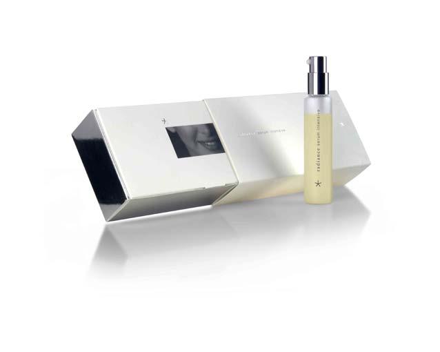 RADIANCE SERUM INTENSIVE Radiance Skincare External use of the antioxidants here included, allow to increase secondary deffenses of free radicals.