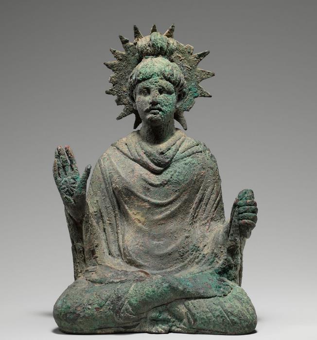 Source 2: The seated Buddha Created in 1 st to mid 2 nd century BCE, this bronze sculpture of the Buddha was found in what is today s Pakistan.