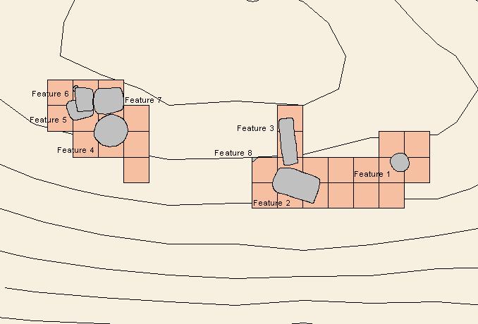 Figure 2. Plan of 2003 excavations at Old Town Locus 1.