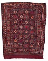 342 Sumak camel bag Turkoman each side with two panels of