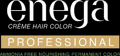 enega PROFESSIONAL An ammonia-free, nourishing creme hair color Ensures 100% grey coverage Range