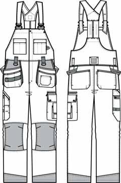 972 290 is together with approved reinforcments knee pockets approved according to EN 14404 and EU directive 89/686/CE.