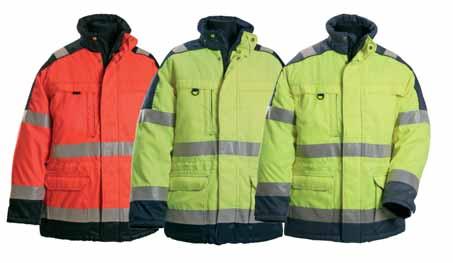 Winter hi-vis Winter hi-vis Winter jacket class 3 Winter jacket for tough conditions, prolonged back,