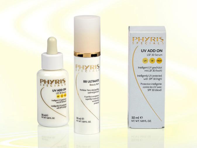 SPECIALS Phase 3 UV ADD ON BB ULTIMATE AGE CONTROL HANDCREAM Age Every age Protection from free radicals and thus from premature skin aging caused by negative environmental factors Supports the