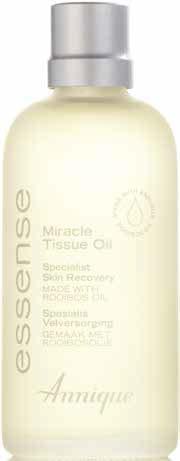 with Sensi Crème and apply Resque Crème and Miracle Tissue Oil.