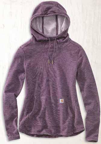 Violet 102481-001/Black Sandpoint Zip-Front Sweatshirt 102189 SLIGHTLY FITTED 10.