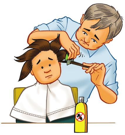 Tips to help remove nits Cover shoulders and the area being worked on to contain falling lice and nits Separate hair into four or five sections to ensure that all hair will be combed Start from the