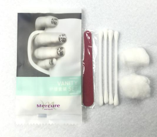 V03FP Hygienic set packaged in glossy white PP