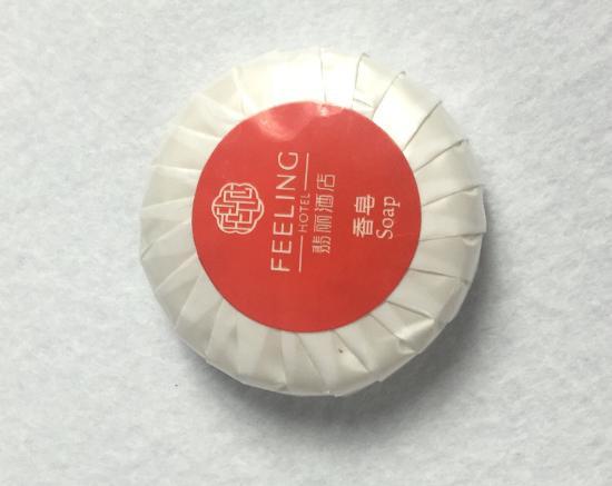 label,20g Round soap in 