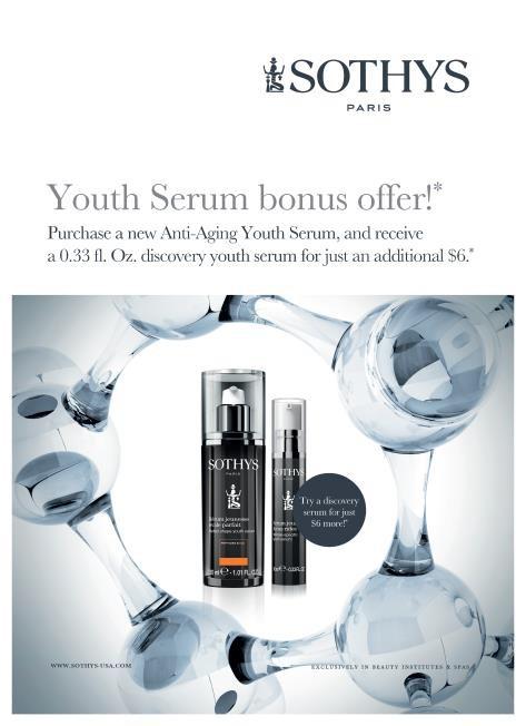 00 per unit YOUTH SERUMS COUNTER POSTER (#650621) $15.