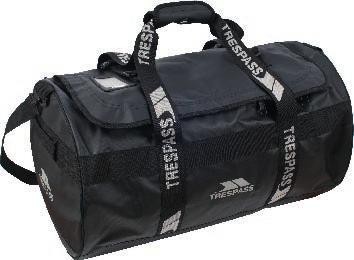 Dimensions: 64 x 42 x 30 cm BAGS TP402 BLACKFRIAR DUFFLE BAG Padded shoulder strap. Zipped main compartment. Internal zipped mesh pocket. Address label. Capacity 60 litres.