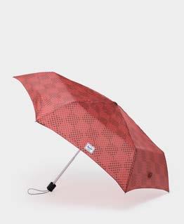 15033 15034 Designed to keep you dry on-the-go, the lightweight Voyage Rain Triple Stage Umbrella features subtle branded finishes and a collapsible shaft, making it easy to store.