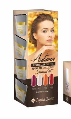 TREND COLOURS AUTUMN 2015 ROYAL GEL ROYAL GEL Secret colour weapons for the gloomy fall: you can t miss the bombastic colours like cherry chocolates and the cold mineral