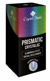 CN tip: In case of extra stress, apply two layers of top coat over the Prismatic CrystaLac for the beautiful, long lasting final result. NEW!