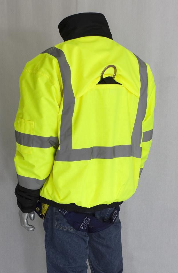 CONDITIONS COAT WITH INNER JACKET AND VEST COMBINATION Durable waterproof polyester with taped